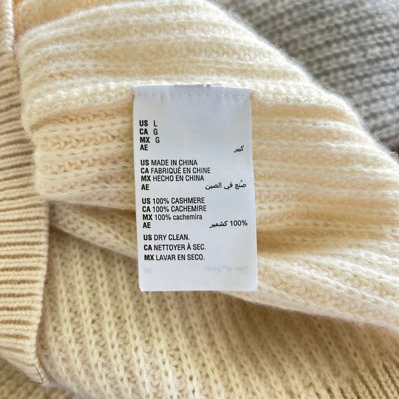 100% Cashmere Sweater by Charter Club Luxury Sz. Large Quiet Luxury Cozy - Picture 12 of 12